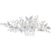 Ipetboom Hair Comb for Bride Easy to Use Hair Comb Artificial Flower Hair Comb Bride Headpieces for Wedding For Girl Friends Wedding Hair Comb Bridal Headwear Accessories Manual - Buy Online on GoSupps.com