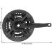 High Carbon Steel Bike Crankset 24-34-42T with Chains Cover for Mountain Bike - 42/34/24 Crankset - Buy Online on GoSupps.com