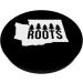 Washington Roots PopSockets PopGrip - PNW Pride Swappable Grip - Black - Buy Online on GoSupps.com