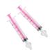 2pcs Nasal Irrigation for Baby  Nasal Wash Irrigation Baby Nasal Syringe Baby Nasal Aspirator with Reusable Silicone Nasal Tips for Rinsing  Nasal Spray  Nasal Hygiene (Pink)