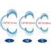 Tossper 15Pcs C-Shape Dental Cheek Holder | Teeth Whitening Party Game for Family & Kids - 5 Large 5 Medium 5 Small - Buy Online on GoSupps.com