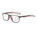Iynwbjts HD Multificus reading glasses for the long-distance and close range ultra-light Tr90-Sport-Sport-Santi-slip reading glasses and anti-blue light reading glasses (Color: Sand Black Framed Red Legs Size: 1.50) 1.50 Sand Black Framed Red Legs