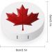 Red Canada Flag Maple Leaf Contact Lens Travel Kit - Portable Cute Box with Mirror for Daily Outdoor Use - Buy Online on GoSupps.com