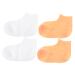 FRCOLOR 4 Pairs Exfoliating Moisturizing Socks Foot Spa Sleep Socks Spa Socks for Dry Feet Foot Care Socks Hydrating Socks Foot Socks for Dry Cracked Feet Torn Socks Sebs Miss Cosmetic