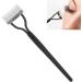 Eyelash Comb Stainless Steel Teeth Eye Lash Comb with Comb Cover Handle Lash Designed Cosmetic Brushes Tool for Women Makeup - Buy Online on GoSupps.com