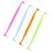 Braces Toothbrush 4 Pcs Double-Ended Orthodontic Toothbrush Interspace Brush Tuft Toothbrush Tiny Small Soft Trim Head and Flat Head End Tuft Toothbrush for Braces and Teeth Detail Cleaning