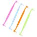 Braces Toothbrush 4 Pcs Double-Ended Orthodontic Toothbrush Interspace Brush Tuft Toothbrush Tiny Small Soft Trim Head and Flat Head End Tuft Toothbrush for Braces and Teeth Detail Cleaning