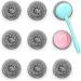 10 Pack Stainless Steel Sponges - Scrubbing Scouring Pads for Kitchen, Bathroom & More - Buy Online on GoSupps.com