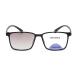 Photochromic bifocal reading glasses UV protection sun reading glasses reading aid women men reduction in eye load (color: black size: 1.5x) 1.5x black