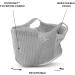 Naroo F5S 2-in-1 Reversible Dust Filtering Face Mask - Breathable White Sports Mask for Running Hiking & Cycling - Buy Online on GoSupps.com
