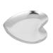 Heart Shaped Nail Palette - Stainless Steel DIY Color Mixing Tray for Nail Art | International Shipping - Buy Online on GoSupps.com