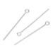 20pcs Adabele Authentic Sterling Silver Eye Pins 18mm (0.7 inch) for Jewelry Beading Threading Making (Wire 0.7mm/21 Gauge/0.028 Inch) SS414 20 18mm