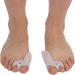 Bunion Corrector Hallux Valgus Corrector - Soft Elastic Toe Separator for Foot, Reusable Toe Hallux Valgus Corrector (L) - Buy Online on GoSupps.com