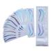 24 Pairs Eyebrow Shape Tape - Hologram Silver Rainbow Stencil Guides for Perfect Brow Tinting | International Shipping - Buy Online on GoSupps.com