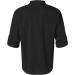 Summer Long Sleeve Men's Shirt - Light & Airy Slim Fit Iron-Free Leisurewear in Black Cotton (4XL XXL) - Casual Linen Stand-Up Collar - Buy Online on GoSupps.com