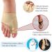 HiiBaby 2PCS Toe Separator Hallux Valgus Bunion Corrector Orthotics for Feet - Pedicure Sock Straightener - Buy Online on GoSupps.com