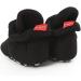 EDOTON Unisex Newborn Winter Boots 12-18 Months D Black - Warm Stripe Bootie with Non-Slip Sole and Ajustable Stay-On Sock - Buy Online on GoSupps.com
