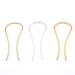3 Pcs Simple U Shaped Metal Hair Pin Hair Stick DIY Hair Fork Hair Accessories for Women and Girls  3 Colors