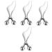 Beavorty 4pcs Dolphin Scraping Board Tools Walker Roller for Face Eye Manual Roller for Massage Roller Facial Rollers Face Massaging Tool Stainless Steel Cosmetic Massager Woman 11.40X4.70X3.00CMx4pcs Silverx4pcs
