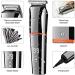 Electric Beard Trimmer 6 in 1 - Professional Grooming Kit Washable Low Noise LED Display USB Rechargeable - International Shipping Available - Buy Online on GoSupps.com