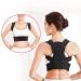 Breathable Adjustable Posture Corrector for Men & Women | Back Brace & Spinal Support | Relief for Upper & Lower Back Pain | Black Large - Buy Online on GoSupps.com