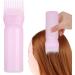 Buy Honiwu Hair Oil Applicator Bottle 170ml | Root Ridge Comb & Brush for Perfect Hair Color Application - Pink - Buy Online on GoSupps.com