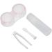 EVSCAN Cartoon Potted Contact Lens Container - Pink - Lightweight & Portable for Travel - Mirror Look Design - Buy Online on GoSupps.com