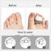 Carolhome 5 Pack Toe Wraps Splints - Toe Protectors & Correctors for Crooked and Overlapping Toes - Toe Spacer Bunion Corrector - Men and Women - Buy Online on GoSupps.com