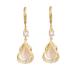 Women-girl lymph earrings lymphatic earrings crystal earrings slimming magnetogen earrings weight loss earrings that strengthen the body for women lymph detoxification (C)