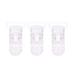 SUPVOX 10Pcs Silicone Pacifier Chain Pacifier Holder Clips for Baby Children (Transparent)