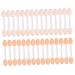 Baluue 30pcs Eyeshadow Brush Makeup Eye Shadow Applicator Sticks Eyeshadow for Beginner White