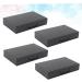 Beavorty 4pcs Box Eyeshadow Cosmetic Mini Magnetic Empty Eye Shadow Pallet Eye Shadow Box Matchbox Mirror 4.5X7.2CM Black 2 - Buy Online on GoSupps.com
