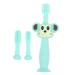 FRCOLOR Toddler Toothbrush Silicone Teether Bristles Toothbrush Fur