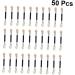 SKISUNO Makeup Tools 50pcs Eye Makeup Applicators Eyeshadow Brush Eye Shadow Applicator Makeup Brush Double Sided Suite 7.5X0.5cm As Shown - Buy Online on GoSupps.com