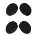FRCOLOR 2 Pairs 2 Silicone Forefoot Pad Bunion Toe Feet Forefoot Half Yard Pads Heels Shoe Inserts Foot Pads Heel Grips for Loose Shoe Heel Pad Gel Heel Pad Blackx2pcs Lx2pcs