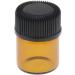 Fenteer 100 Mini Brown Glass Essential Oil Bottles (2 ml) - Empty Roller Ball Vials for International Shipping - Buy Online on GoSupps.com