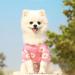 WEYATO Dog Shirt Flowers Summer Cool Beach Cotton Vest for Dogs Cats - Adorable Pink Small Pet Apparel - Buy Online on GoSupps.com
