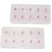 Ipetboom 2 Box Artificial Nails Short Fake Finger Nails Tip Press on Fake Nails Nail Accessories Nail Salon Accessories Nail Tech Accessories Acrylic Nails Full Cover French White - Buy Online on GoSupps.com