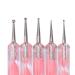 Nail Art Silicone Pens - Dual-Sided Brush Set (5 Pieces) for Creative Nail Design | International Shipping - Buy Online on GoSupps.com