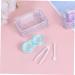 Gleavi Mini Container for Colored Contact Lenses - Travel-Friendly Storage Case & Cleaning Bag (8x5cm) - Buy Online on GoSupps.com