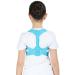 Adjustable Posture Corrector Back Support Girls Shoulder Belt Rectify Straighten Blue Small