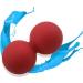 Minkissy 3x Silicone Foam Scooters & Massage Balls - Fitness Yoga Mobility & Self-Massage Toys - Red - Buy Online on GoSupps.com
