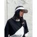 Unisex Orange Cotton Sun Visor Hat with Adjustable Strap - Perfect for Pub Golf and Summer Running - Buy Online on GoSupps.com