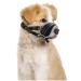 Nasjac muzzle for dogs soft muzzle medium dogs to bite to prevent anti-barks stop chewing food adjustable dog and muzzle small dogs S black