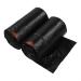 DynkoNA 1.5 Gallon Small Garbage Bags Black Trash Bags With Handles 110 Bags/2 Rolls