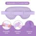NEWGO Cooling Gel Eye Mask - Reusable Cold Eye Pack for Puffy Eyes, Dark Circles, Migraine Relief - Purple - Buy Online on GoSupps.com
