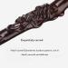 Solid Wood Crutches Adult Crutches Silver Mouth Wood Material is Environmentally Friendly and Healthy with Beautiful and Generous Engraving Ergonomic Handle Comfortable to Hold Interesting - Buy Online on GoSupps.com