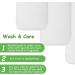 Reusable Microfiber Diaper Inserts - 15x36cm 5 Pack White - Eco-Friendly & International Shipping - Buy Online on GoSupps.com