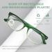 Shop EFE 4-Pack Multi-Colored Reading Glasses for Men & Women - High Quality Comfortable Eco-Friendly Rectangular Design 3.0x Magnification - Buy Online on GoSupps.com