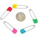 Kinteshun Baby Safety Pins 50pcs 1.6 inches Assorted Candy Colors - Secure Clips for Diapers, Bibs, and More! - Buy Online on GoSupps.com